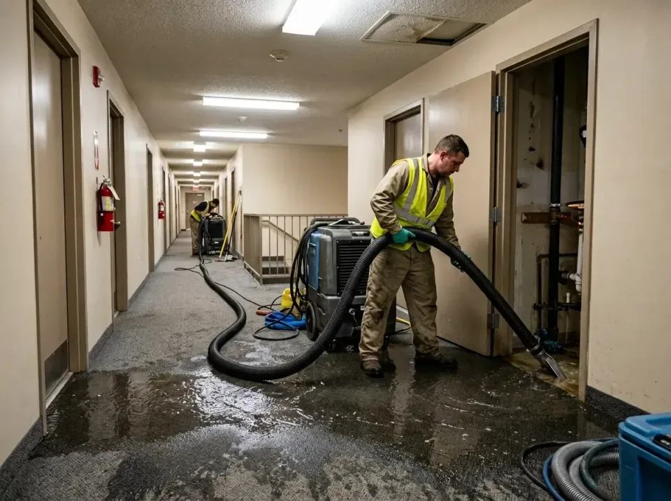 multi-unit-apartment-hallway-f-005 — frequently asked questions, Emergency Burst Pipe Water Extraction & Removal in Villanov…